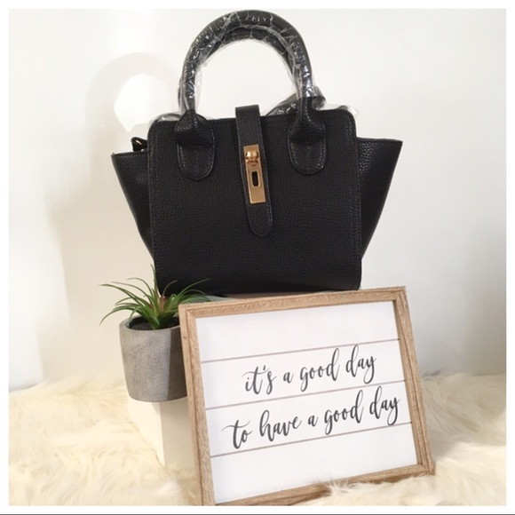 Urban Expressions Handbags - Urban Expressions Black Mini Satchel.